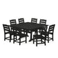 POLYWOOD Lakeside 9-Piece Farmhouse Trestle Dining Set FREE SHIPPING