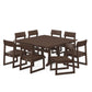 POLYWOOD EDGE 9-Piece Farmhouse Trestle Dining Set FREE SHIPPING
