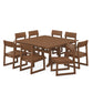 POLYWOOD EDGE 9-Piece Farmhouse Trestle Dining Set FREE SHIPPING
