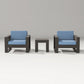POLYWOOD LATITUDE 3-PIECE LOUNGE CHAIR SET FREE SHIPPING