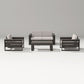 POLYWOOD LATITUDE 4-PIECE LOUNGE LOVESEAT SET FREE SHIPPING