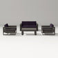 POLYWOOD LATITUDE 4-PIECE LOUNGE LOVESEAT SET FREE SHIPPING