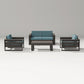 POLYWOOD LATITUDE 4-PIECE LOUNGE LOVESEAT SET FREE SHIPPING