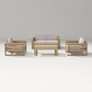 POLYWOOD LATITUDE 4-PIECE LOUNGE LOVESEAT SET FREE SHIPPING