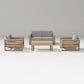 POLYWOOD LATITUDE 4-PIECE LOUNGE LOVESEAT SET FREE SHIPPING