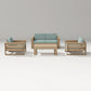 POLYWOOD LATITUDE 4-PIECE LOUNGE LOVESEAT SET FREE SHIPPING