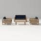 POLYWOOD LATITUDE 4-PIECE LOUNGE LOVESEAT SET FREE SHIPPING