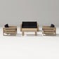 POLYWOOD LATITUDE 4-PIECE LOUNGE LOVESEAT SET FREE SHIPPING