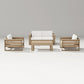 POLYWOOD LATITUDE 4-PIECE LOUNGE LOVESEAT SET FREE SHIPPING