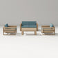 POLYWOOD LATITUDE 4-PIECE LOUNGE LOVESEAT SET FREE SHIPPING