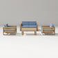 POLYWOOD LATITUDE 4-PIECE LOUNGE LOVESEAT SET FREE SHIPPING