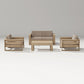 POLYWOOD LATITUDE 4-PIECE LOUNGE LOVESEAT SET FREE SHIPPING