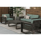 POLYWOOD LATITUDE 4-PIECE LOUNGE LOVESEAT SET FREE SHIPPING