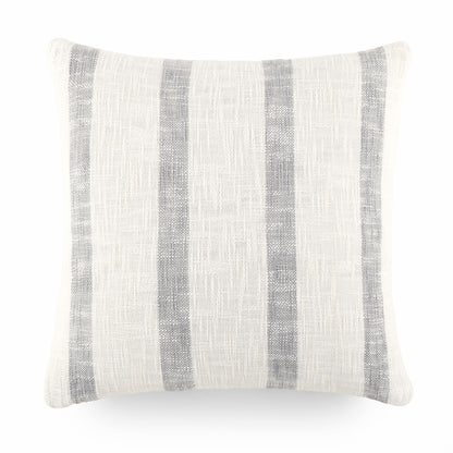 Awning Stripe Yarn-Dyed Cotton Decor Throw Pillow Cover