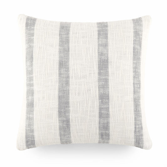 Awning Stripe Yarn-Dyed Cotton Decor Throw Pillow Cover