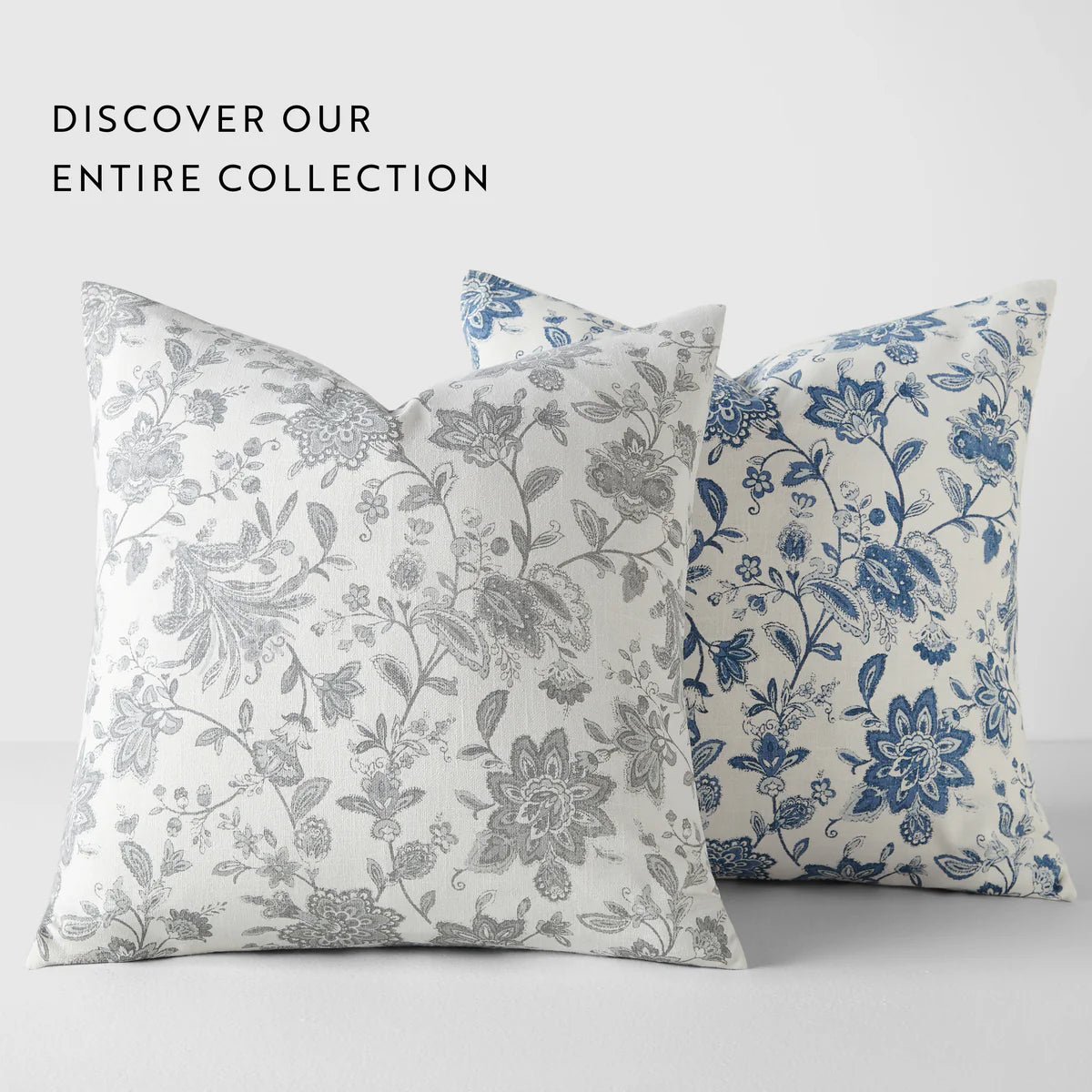 Jacobean Elegant Cotton Decor Throw Pillow Cover