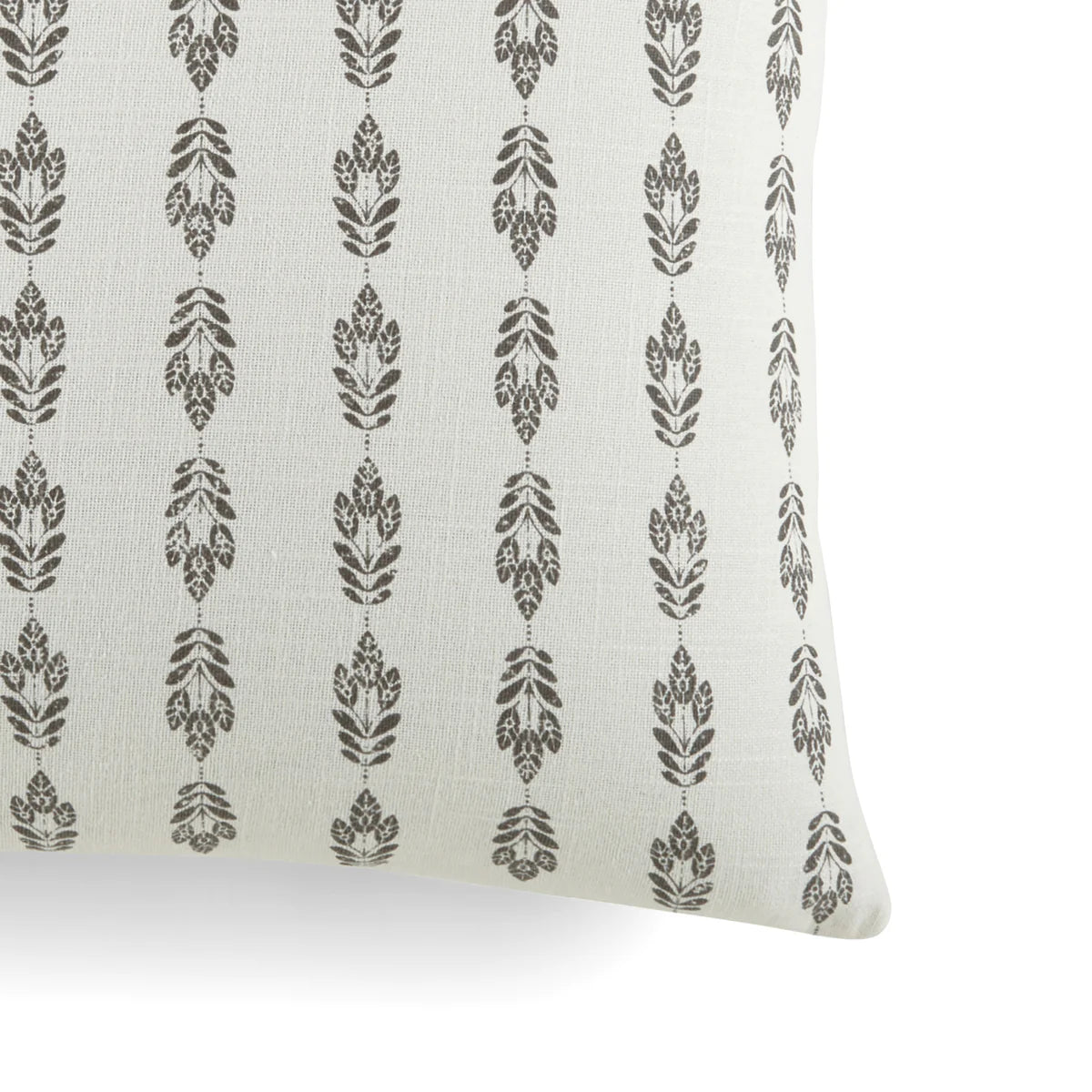 Folk Leaves Elegant Cotton Decor Throw Pillow Cover