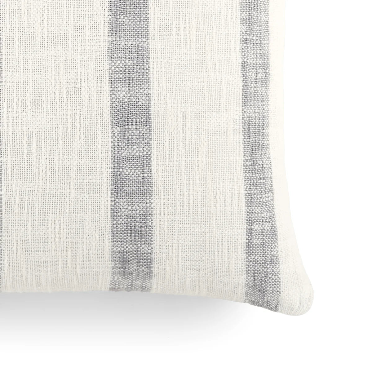 Awning Stripe Yarn-Dyed Cotton Decor Throw Pillow Cover