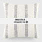Awning Stripe Yarn-Dyed Cotton Decor Throw Pillow Cover
