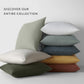 Stone Washed & Distressed Cotton Decor Throw Pillow Cover