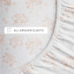 Flower Bunch 4-Piece 100% Cotton Flannel Sheet Set