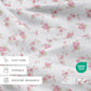 Rose Bunch 4-Piece 100% Cotton Flannel Sheet Set