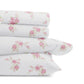 Rose Bunch 4-Piece 100% Cotton Flannel Sheet Set