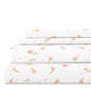 Soft Floral 4-Piece Patterned Sheet Set