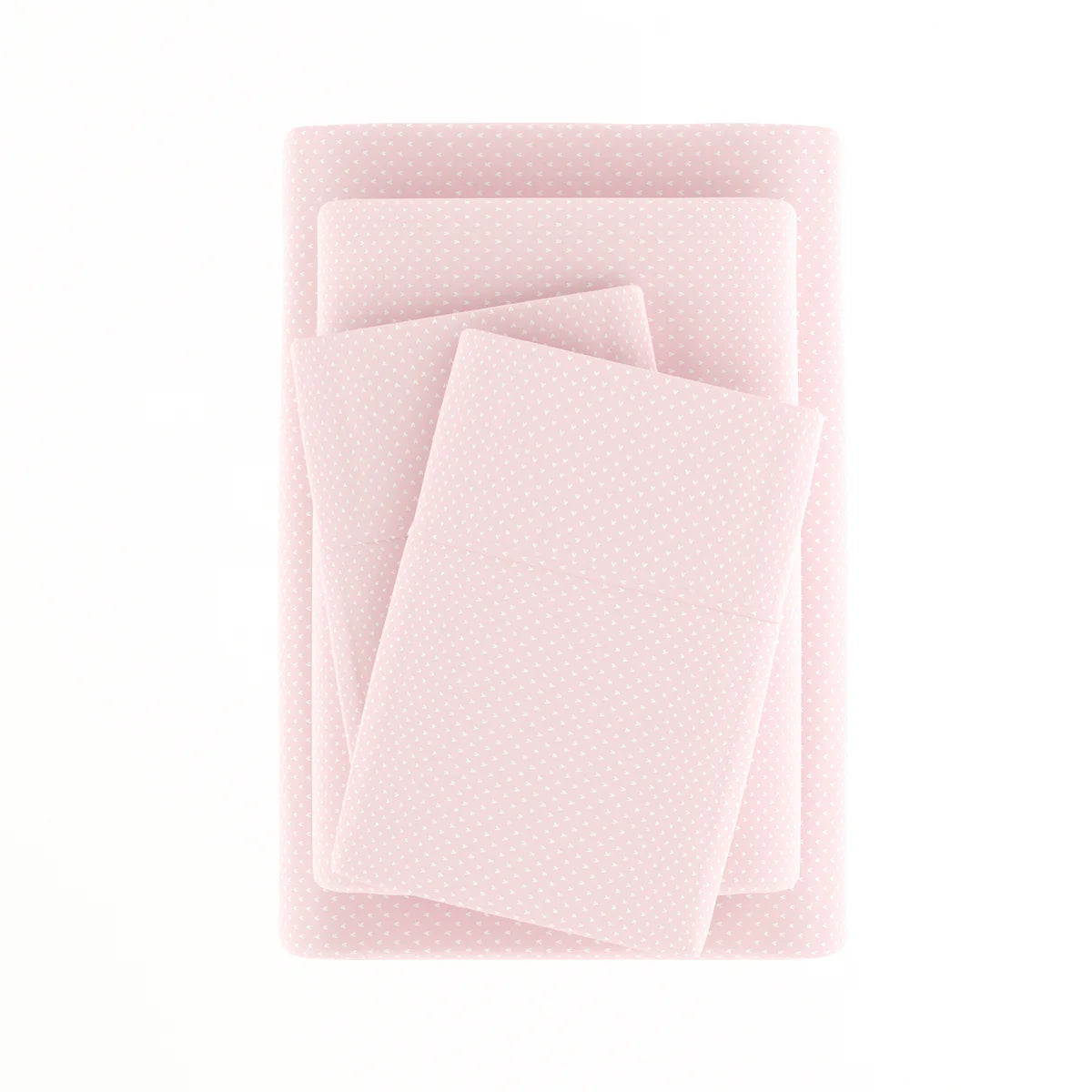 My Heart 4-Piece Patterned Sheet Set