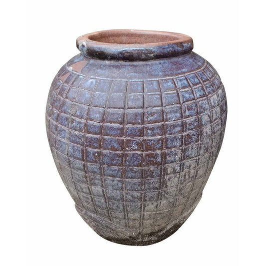 Large Glazed Handmade Pot