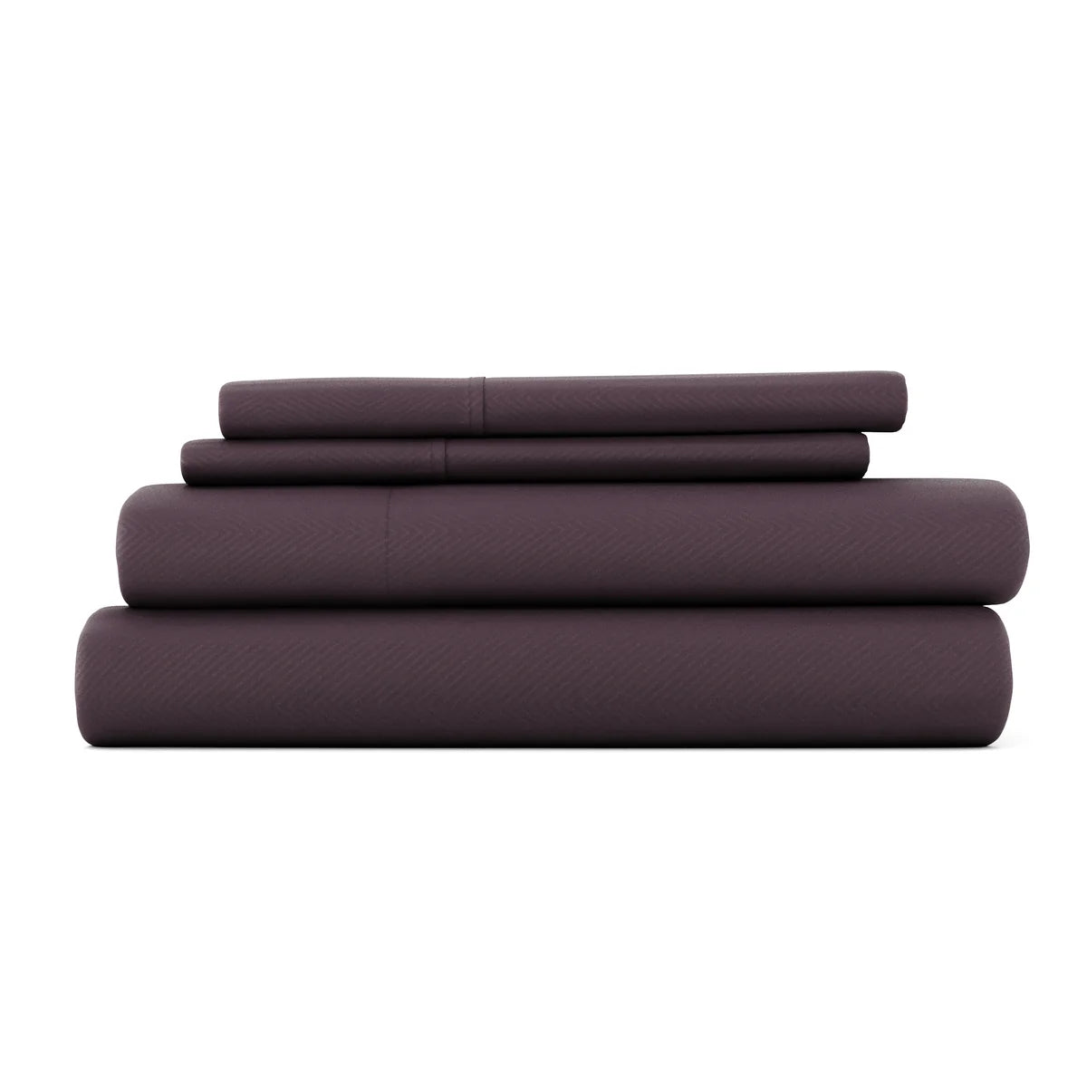 Chevron Embossed 4-Piece Sheet Set