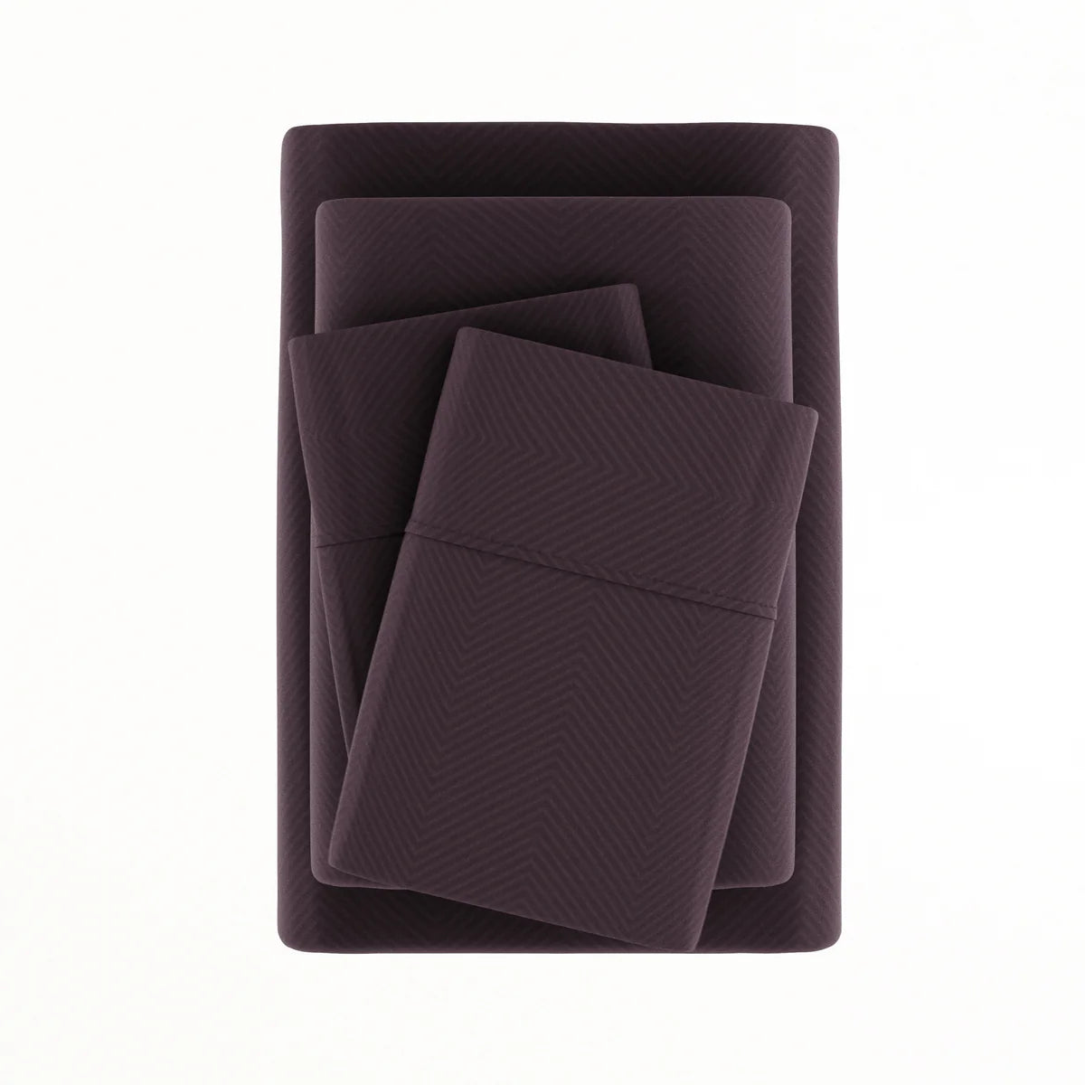Chevron Embossed 4-Piece Sheet Set