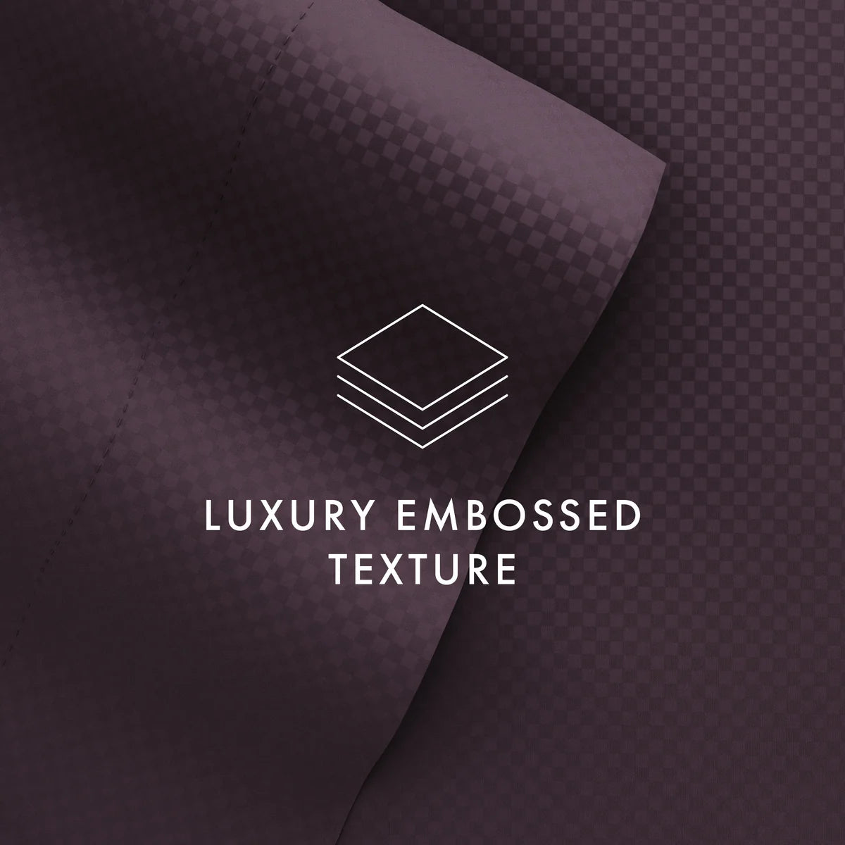 Checkered Embossed 4-Piece Sheet Set