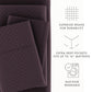 Checkered Embossed 4-Piece Sheet Set