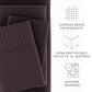 Stripes Embossed 4-Piece Sheet Set