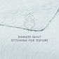 Lightweight Damask Quilted Coverlet Set