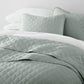 Lightweight Diamond Stitch Quilted Coverlet Set