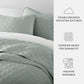 Lightweight Diamond Stitch Quilted Coverlet Set