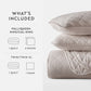Lightweight Diamond Stitch Quilted Coverlet Set