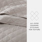 Lightweight Diamond Stitch Quilted Coverlet Set