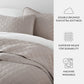 Lightweight Diamond Stitch Quilted Coverlet Set