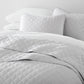 Lightweight Diamond Stitch Quilted Coverlet Set