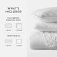 Lightweight Diamond Stitch Quilted Coverlet Set