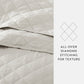 Lightweight Diamond Stitch Quilted Coverlet Set