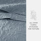Lightweight Floral Stitch Quilted Coverlet Set