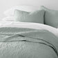 Lightweight Floral Stitch Quilted Coverlet Set