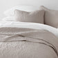 Lightweight Floral Stitch Quilted Coverlet Set