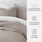 Lightweight Floral Stitch Quilted Coverlet Set