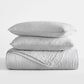 Lightweight Floral Stitch Quilted Coverlet Set
