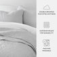 Lightweight Floral Stitch Quilted Coverlet Set